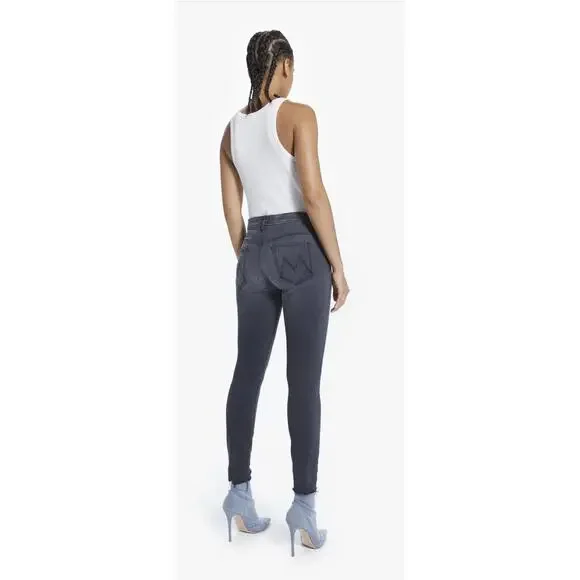 Mother Denim Women's High Waisted Looker Ankle Fray Lighting Up Lanterns,Size 28 - Picture 9 of 9